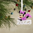 thumbnail image 5 of Hallmark Disney Minnie Mouse 2023 Ornament, 0.13lbs, 5 of 6