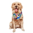 thumbnail image 5 of Uemuo Colorful Tie Dye Stained Glass 2 Pattern Dog Bandanas ,Pet Scarf,Cat Bandanas Bibs,Stylish Pet Wear,Triangle Dog Scarf for Medium Dog or Cat, 5 of 6