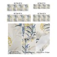 thumbnail image 3 of Kitchen Cafe Valance Curtain for Small Windows,Blossom Flower Botanical Plant Rod Pocket Short Valances Floral with Leaves Branch Window Treatment Panel for Living Room/Bedroom/Bathroom,54x18in, 3 of 9