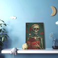 thumbnail image 5 of 12x18 inch Decorative Paintings On The Wall Christmas Gift Of Skeleton People,Living Room,Man Cave,Cafes,Lounge Decor Wall Art Canvas Prints,Gift Of Skeleton People Modern Style Decor Poster, 5 of 6