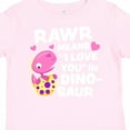 thumbnail image 4 of Inktastic Rawr Means I Love You in Dinosaur Valentine in Pink Girls Toddler T-Shirt, 4 of 5