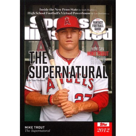 MLB Sports Illustrated Mike Trout Single Sports Card (The Supernatural)