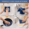 thumbnail image 3 of 8 Pack 100% Cotton Dish Towels, Waffle Weave Dish Cloths for Washing Dishes, Quick Drying Kitchen Dish Towels Rags, 12x12 Inches, 3 of 8