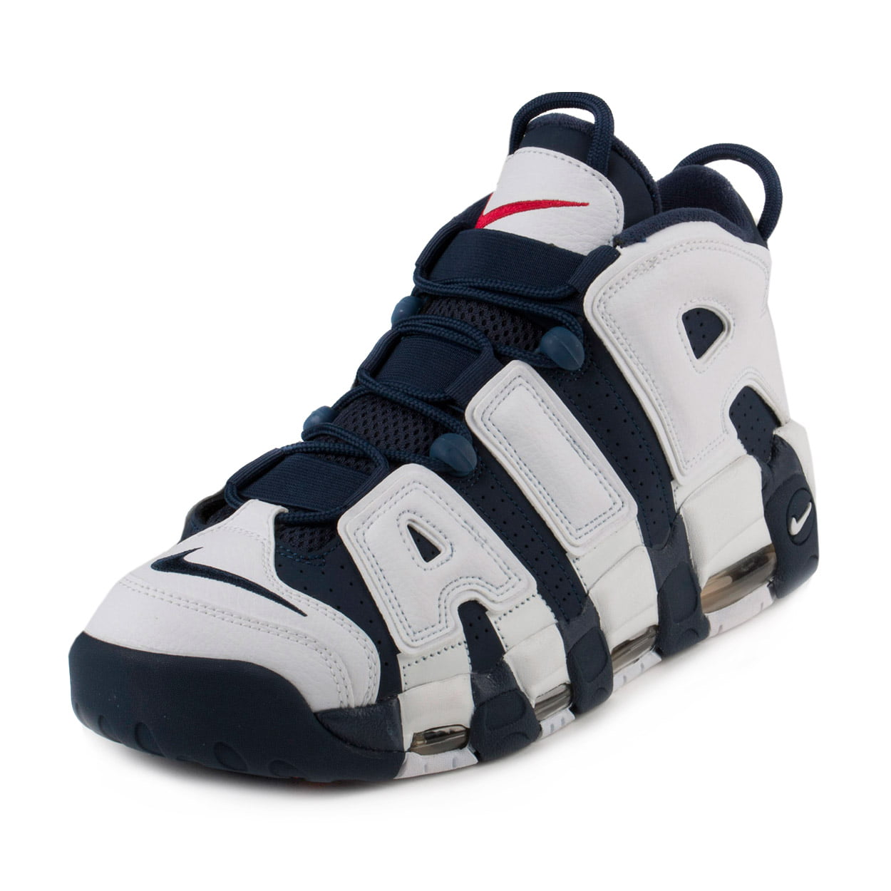 Nike Mens Air More Uptempo "USA" White/Navy/Mtllc Gold 414962-104 IN