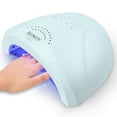 thumbnail image 1 of SUNUV Secador de uñas de 48 W, luz UV para esmalte de uñas en gel, lámpara LED UV profesional con 3 configuraciones de temporizador, herramientas de arte, sensor automático SUNone Blue, 1 of 5