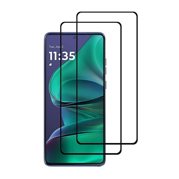 VIESUP Screen Protector for Motorola Moto G Stylus 5G 2025 , 2-pack Black Full Coverage Anti-Scratch Tempered Glass Protective Protector for Motorola Moto G Stylus 5G 2025