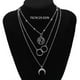 thumbnail image 4 of Collar de Mujer Jinwen Mariposa en Capas Golden Hear, 4 of 4