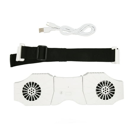 

2024 Waist Fan 3 Speed 8000mAh 5V 2A Type C Fast Charging Portable Wearable Belt Fan for Climbing Hiking Outdoor Activity
