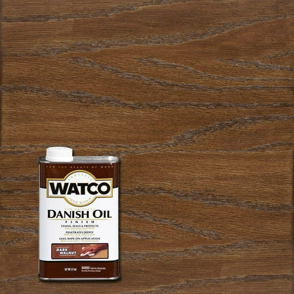 1 Pt. Dark Walnut 350 VOC Danish Oil (4-Pack)