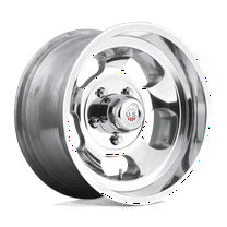 US Mag 1PC Cast Aluminum Rim U101 15X10 5X4.75 HL-POLISH -50MM, U10115006135