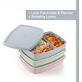 thumbnail image 2 of Signora Ware 3-Piece Multicolor Reusable Lunch Boxes for Kids, 2 of 7