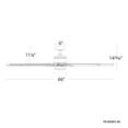 thumbnail image 6 of Renegade 66" Oil Rubbed Bronze/Barn Wood Dimmable LED Smart Ceiling Fan with Remote Control, 6 of 6