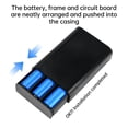 thumbnail image 4 of Mini UPS de CC de 5 V y 12 V, con Doble Salida, Caja de Batería Externa con 3 Baterías 18650 Sin Soldadura, Caja DIY., 4 of 5