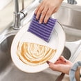 thumbnail image 7 of WEIWEIGG Multi-Purpose Scouring Pad - Non-Scratch Cleaning Sponges for Pots, Pans, Dishes, Utensils & Non-Stick Cookware - Scrubbing Pads Use for Kitchen, Bathroom - 1 Pack Dish Sponge,White, 7 of 7