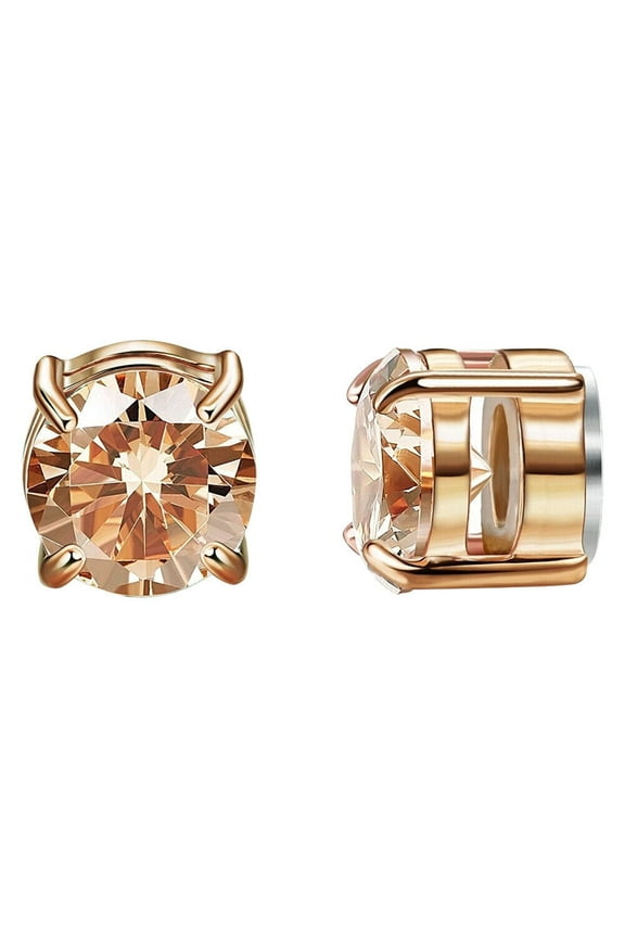 US 1 Pcs Stainless Steel Magnetic Stud Earrings Men Women Non-piercing Clip on