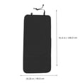 thumbnail image 2 of EXHUMKY Pet Car Seat Protector Black Oxford Cloth Liquid Protection 1Set, 2 of 6
