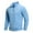Light Blue, variant on Maean Men's Fleece Zip up Jacket Lightweight Stand Collar Jackets Soft Warm Windproof Casual Coats