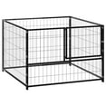 vidaXL Outdoor Dog Kennel Large Dog Crate Dog Cage Exercise Playpen