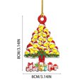 thumbnail image 2 of Wadada Christmas Tree Ornament, Christmas Vacation Decoration Ornaments for Christmas Tree, Christmas Decorations Pendant for Outdoor Indoor Hanging Ornaments Xmas Eve Decor Gift Loot Bag Fillers, 2 of 5