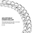 thumbnail image 3 of Dog Choke Collar P Chock Walking Chain Necklace Necklaces Large Training for Dogs Pet, 3 of 9