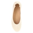 thumbnail image 2 of Dansko Mollie Slip-On Ballerina Flats for Women  Built-in Wedge with Arch Support  Versatile Casual to Dressy Footwear  Lightweight Rubber Outsole Sand Suede 9.5 M US, 2 of 7