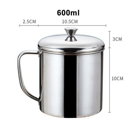 

Stainless Steel Water Milk Coffee Tea Cup Camping Mug Home Travel Tumbler