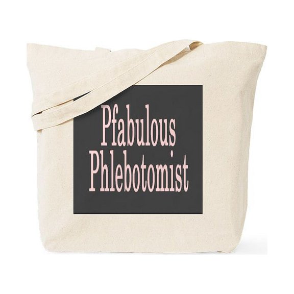 CafePress - Pfabulous Phlebotomist Tote Bag - Unisex Canvas Tote Bag, Beige, 1-Piece