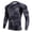 Black, variant on Long Sleeve Shirts for Men Workout Gym Slimming Undershirt Workout Undershirts Athletic Running Base Layer Top for Sports Gym Breathable Sports Baseball Undershirts White 3XL