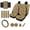 Camo Green Duck, variant on Eheartsgir Pink Butterfly Car Seat Cover Set with Steering Wheel Seat Belt Strap for Men Women Comfortable Armrest Pad Coasters 14 PCS Universal Interior Set