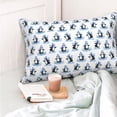 thumbnail image 4 of Fotbe Skiing Penguin Funny Funda de Almohada Decorativa Estilo Occidental, Lujo en Algodón, Fundas para Almohadas King, Cojín Estampado para Decoración del Hogar-14"x20", 4 of 6