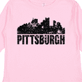 thumbnail image 4 of Inktastic Pittsburgh Skyline Grunge Boys or Girls Long Sleeve Toddler T-Shirt, 4 of 5