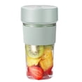 thumbnail image 2 of Vaso Exprimidor Eléctrico, Vaso Exprimidor Portátil, Ligero, A Prueba De Fugas, 6 Cuchillas, 350 Ml, USB Con Cordón De Paja Para Frutas, Verduras, Nueces, Para El Hogar, Para, 2 of 7