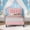 Pink, variant on 4 EVER WINNER Queen Bed Frames, Queen Bed Frame with Wooden Slats Support, Queen Bed with Diamond Vertical Stripe Design, Mattress Foundation, No Box Spring Needed, Black