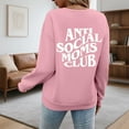thumbnail image 5 of Women's Sweatshirts 2025 Anti Social Moms Club Sweatshirt Crewneck Drop Shoulder Pullover Tops Sweatshirt for Women, 5 of 8