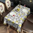 thumbnail image 2 of Yellow Lemon Fruit Slices White Pattern Rectangle Tablecloth 60"x102",Waterproof Polyester Rectangle Table Cloth, Wipeable Spillproof Polyester Tablecloth for Dining, Camping, Indoor and Outdoor, 2 of 6