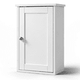 thumbnail image 5 of GZXS Small Bathroom Cabinet, Wall Mounted Storage Cabinet with Door and Adjustable Shelf, Medicine Cabinet for Bathroom, Kitchen, Living Room, White, 5 of 7