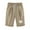 Khaki, variant on Iyufng Shorts for Women Plus Size Casual Linen Shorts Women Shorts Cotton and Linen Fashionable Printing Elastic Waist 5-inch Pants Drawstring