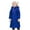Blue, variant on Boys Girls Winter Coats Winter Coat Warm Jacket Casual Puffer Windproof Snowsuit Overcoat Winter Warm Jacket Outerwear