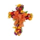 thumbnail image 4 of Wreath Puerta delantera Corona Centro de mesa Centro de flores artificiales Decoración de Pascua para ventana del festival afuera Arco anaranjado, 4 of 8