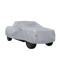 Unique Bargains Pickup Truck Cover for Ford F150 Crew Cab Pickup 4 Door 6.5 Feet Bed 2004-2021 Sun Rain Dust Wind Snow Protection Gray
