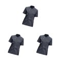 thumbnail image 1 of Sonducket Cómoda chaqueta de chef de manga corta ropa de cocina para restaurante gris M Type1 NO1, 1 of 1