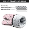 thumbnail image 7 of Cute Oven Mitts,Pink Christmas Tree Pattern Oven Mitt 2-Pack Set,Kitchen Gloves for Oven,Heat Resistant Oven Mitts 7.7"x12", 7 of 7