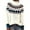 White_#02, variant on Stralyhd Fair Isle Sweater Women Boho Vintage Knitted Womens Sweaters Plus Size Long Sleeve Crewneck Pullover Knitwear Black Sweaters for Women Sky Blue XL