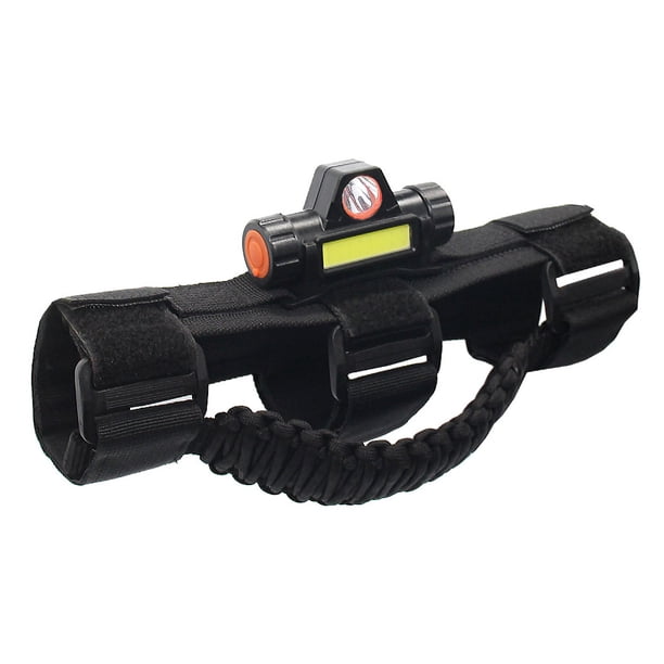 Kenally Barra antivuelco para automóvil Manija de agarre de rotación recargable por USB con reemplazo de accesorios de repuesto para YJ LL TJ Ventana automotriz Schwarz Kenally VI015293-01B
