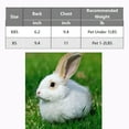 thumbnail image 3 of HQREA Cute Bunny Rabbit Dress Clothes for Mini Dog, Small Animal Easter Costume Outfits, 3 of 6