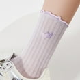 thumbnail image 1 of Ohufall Chaussettes Fines Respirantes pour Femmes, 1 of 4