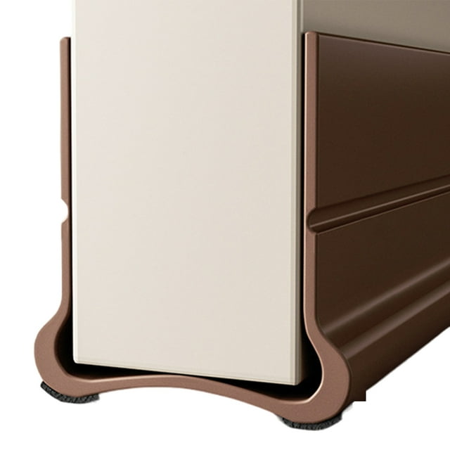 Inteprter Burlete autoadhesivo para puerta, ideal para puertas con aislamiento acústico y reducción de ruido. Decoración del hogar marrón