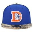 thumbnail image 2 of Men's New Era Royal Denver Broncos Active Two-Tone Camo 59FIFTY Fitted Hat, 2 of 5