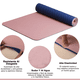 thumbnail image 2 of Tapete Para Yoga Ejercicio Entrenamiento 8mm Grosor 183x61cmLab.G  Color Rosa Y Azul, 2 of 5