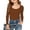 Orange, variant on HNMKIU Girls Long Sleeve Shirts Ribbed Layering Tops U Neck Slim Fit Basic Tee Undershirts Soft Stretchy For Ages 5-16 Years Grey,5-6 Years
